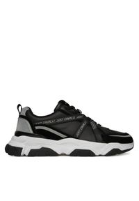 Just Cavalli Sneakersy 79QA3SH5 ZPB66 Czarny. Kolor: czarny. Materiał: skóra