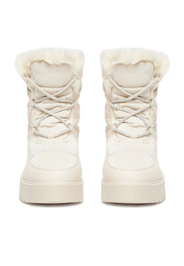 DeeZee Śniegowce HY002-1 Beżowy. Kolor: beżowy. Materiał: materiał