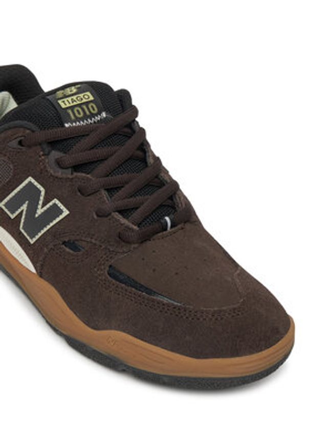 New Balance Sneakersy NM1010BN Brązowy. Kolor: brązowy. Materiał: skóra