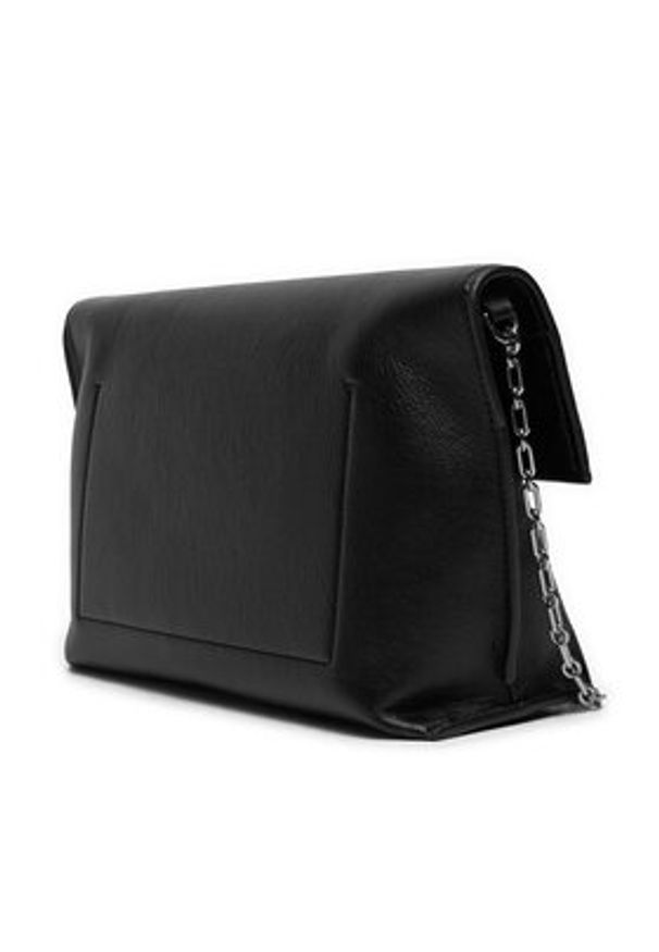 Calvin Klein Torebka Linear K60K612560 Czarny. Kolor: czarny. Materiał: skórzane