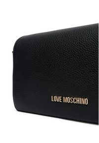 Love Moschino - LOVE MOSCHINO Torebka JC4008PP1OLB0000 Czarny. Kolor: czarny. Materiał: skórzane #4
