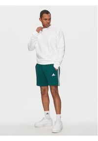 Adidas - adidas Szorty sportowe Essentials French Terry 3-Stripes IS1342 Zielony Regular Fit. Kolor: zielony. Materiał: bawełna. Styl: sportowy #6