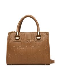 Liu Jo Torebka Ecs S Satchel AF5163 E0538 Brązowy. Kolor: brązowy. Materiał: skórzane