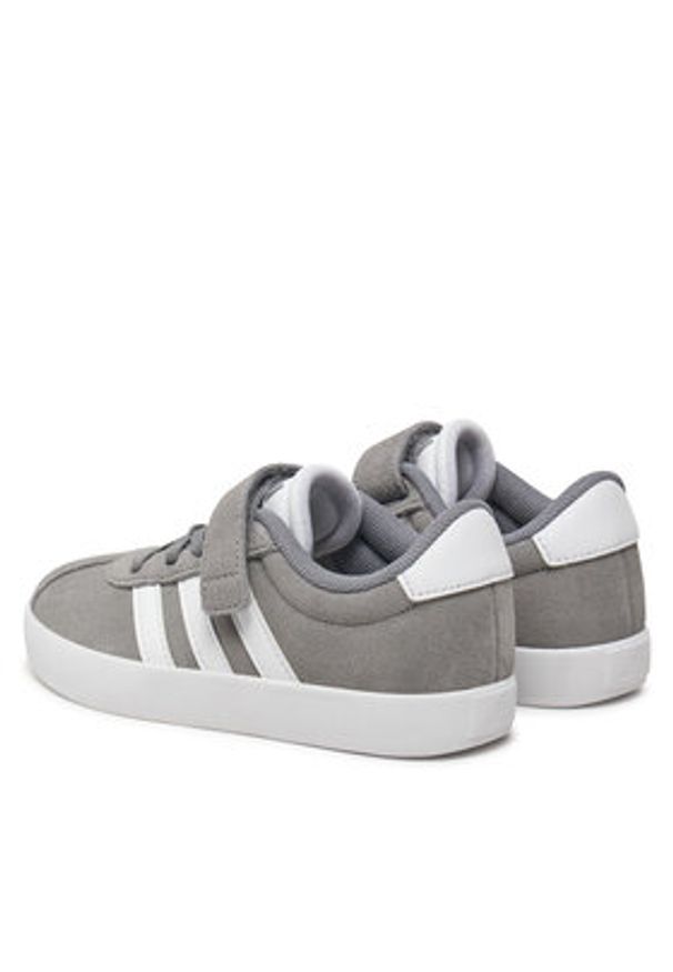 Adidas - adidas Sneakersy VL Court 3.0 ID9149 Szary. Kolor: szary. Materiał: zamsz, skóra