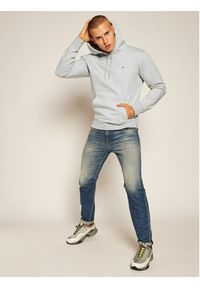 Tommy Jeans Bluza Regular Fleece DM0DM09593 Szary Regular Fit. Kolor: szary. Materiał: syntetyk, bawełna