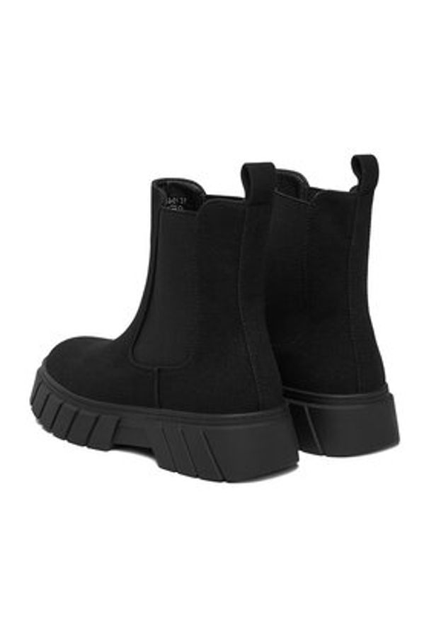 Jenny - JENNY Sztyblety CEO-MAVIS WS6153-01 Czarny. Kolor: czarny. Materiał: materiał, syntetyk