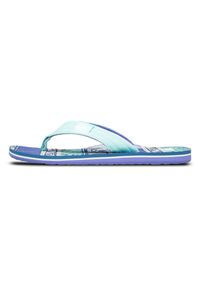 Japonki plażowe męskie Quiksilver MOLOKAI LAYBACK. Okazja: na plażę. Kolor: fioletowy. Sezon: lato