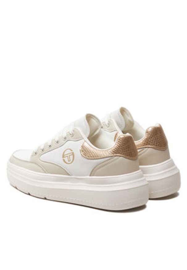 SERGIO TACCHINI - Sergio Tacchini Sneakersy Ginna STF231W022-11 Biały. Kolor: biały. Materiał: skóra