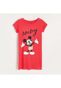 Reserved - Koszula nocna Mickey Mouse - Czerwony. Kolor: czerwony. Wzór: motyw z bajki #1