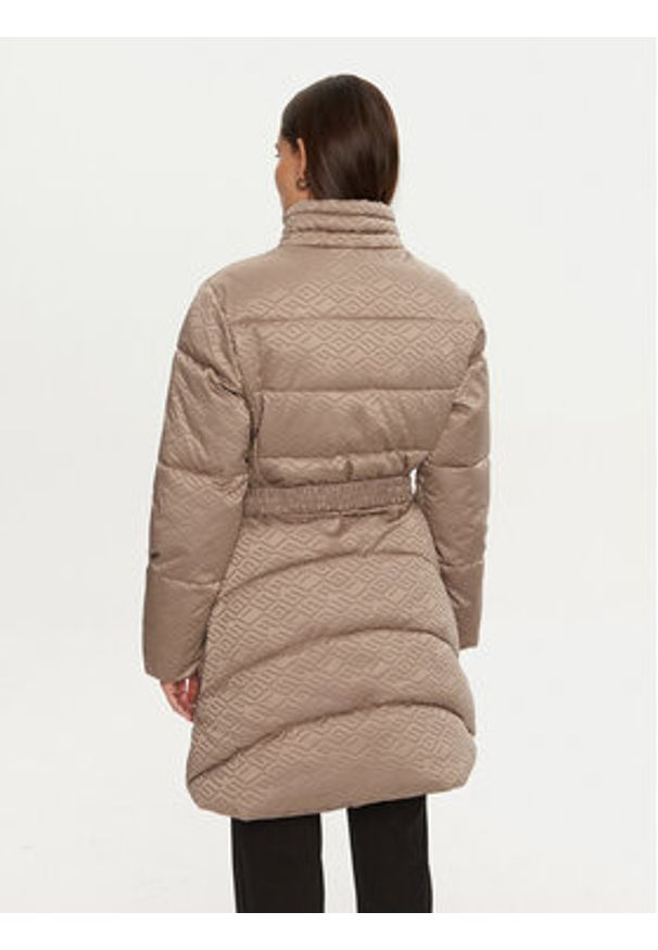 Guess Płaszcz zimowy Seline W4BL58 WGL72 Brązowy Regular Fit. Kolor: brązowy. Materiał: syntetyk. Sezon: zima