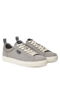 Hugo - HUGO Sneakersy Morrie 50548503 Szary. Kolor: szary. Materiał: skóra