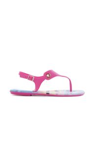 Sandały Dijean 261 985 Violet Coast, Róż, Guma - 40. Okazja: na plażę. Kolor: różowy. Materiał: tworzywo sztuczne. Sezon: lato. Styl: klasyczny #1