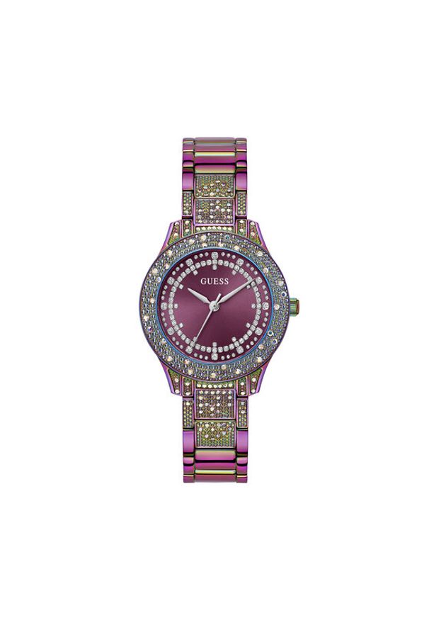 Guess Zegarek Shooting Star GW0746L3 Fioletowy. Kolor: fioletowy