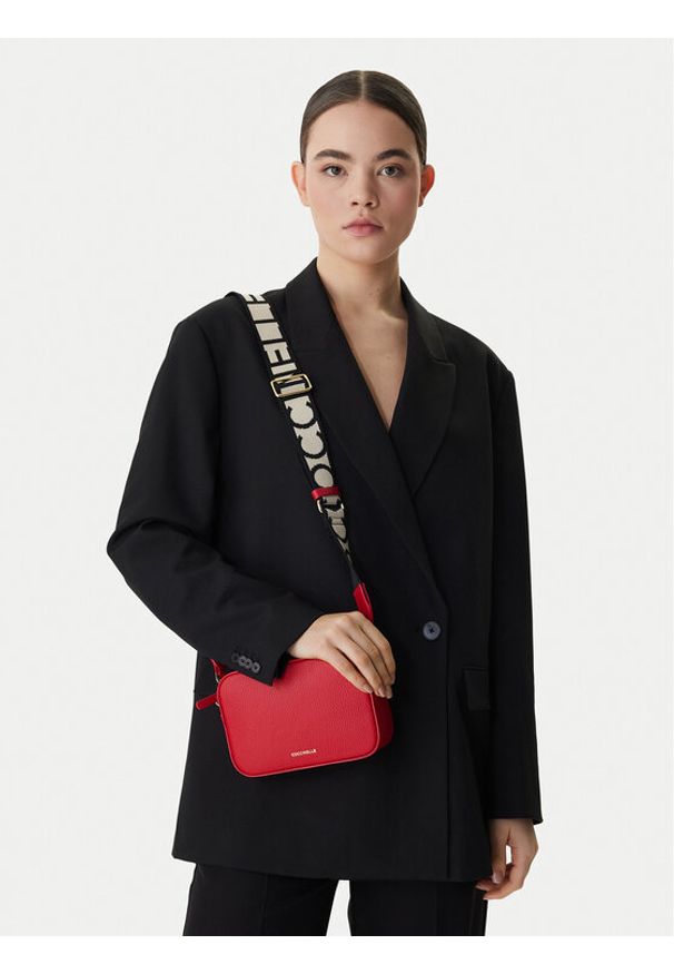 Coccinelle Torebka MN5 Tebe E5 E5 MN5 55 I1 01 Czerwony. Kolor: czerwony. Materiał: skórzane