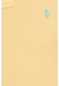 Polo Ralph Lauren - Polo 710795080003. Typ kołnierza: polo. Kolor: żółty. Materiał: dzianina. Długość: krótkie #3