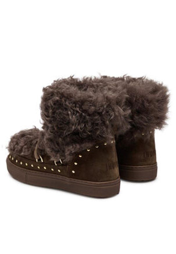 Inuikii Śniegowce Long Curly 75202-051 Szary. Kolor: szary. Materiał: zamsz, skóra