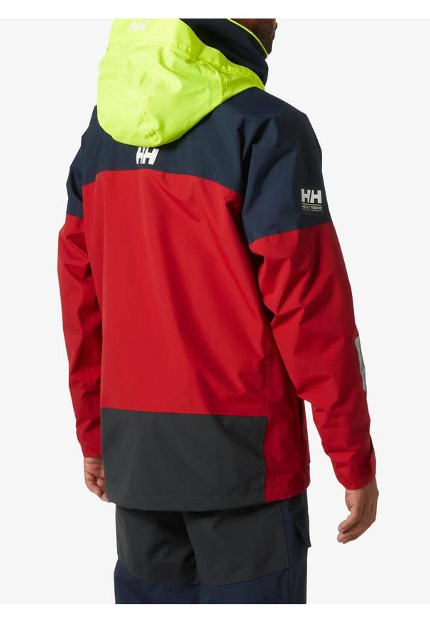 Kurtka przeciwdeszczowa męska Helly Hansen Pier 4.0 Jacket. Kolor: czerwony