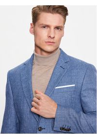 JOOP! Kurtka przejściowa 30037720 Niebieski Modern Fit. Kolor: niebieski. Materiał: len #6