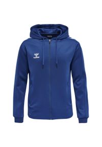 Bluza sportowa męska Hummel Zip. Kolor: niebieski #1