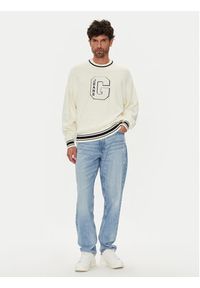 Guess Jeans Sweter M5YR21 Z3HM1 Écru Regular Fit. Materiał: bawełna #5