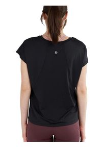 FUNDANGO - Koszulka sportowa damska Hanabi T-shirt z krótkim rękawem. Kolor: czarny. Długość rękawa: krótki rękaw. Długość: krótkie. Sport: taniec, joga i pilates