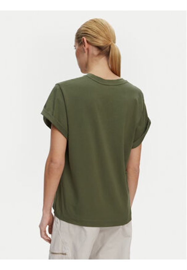 Pinko - PINKO T-Shirt 104605 A2D1 V49 Zielony Regular Fit. Kolor: zielony. Materiał: bawełna