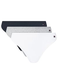 TOMMY HILFIGER - Tommy Hilfiger Komplet 3 par stringów UW0UW05752 Kolorowy. Materiał: bawełna. Wzór: kolorowy