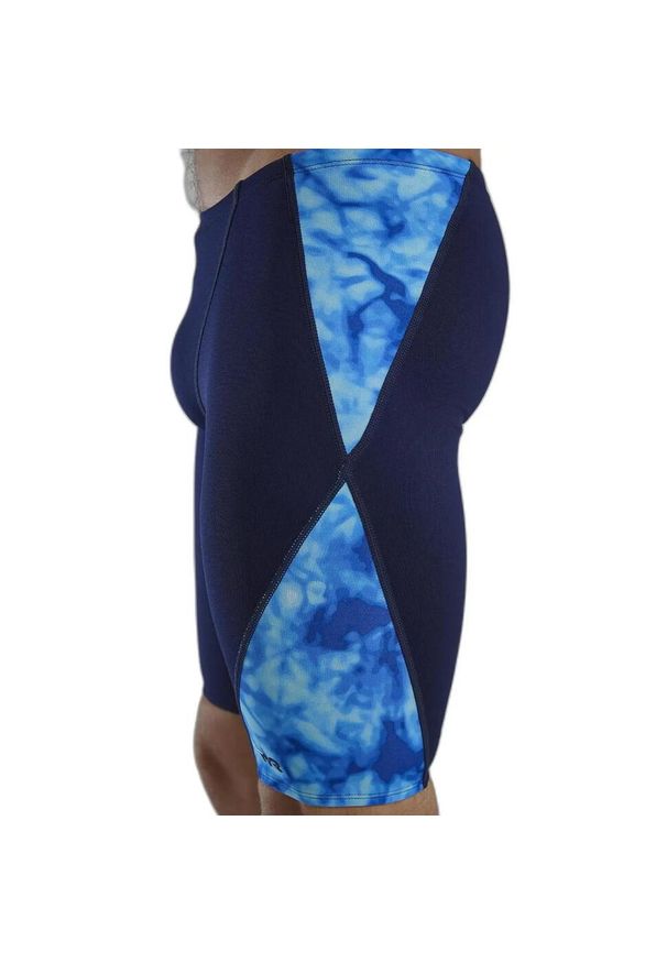 Spodenki treningowe do kolan TYR Azultec - jammery. Kolor: niebieski. Długość: do kolan