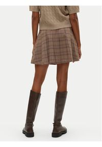 Vero Moda Spódnica mini Ellie 10312853 Beżowy Regular Fit. Kolor: beżowy. Materiał: syntetyk #6