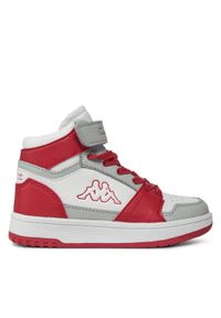 Kappa Sneakersy Logo Basil Md Ev Kid 321F4UW Biały. Kolor: biały