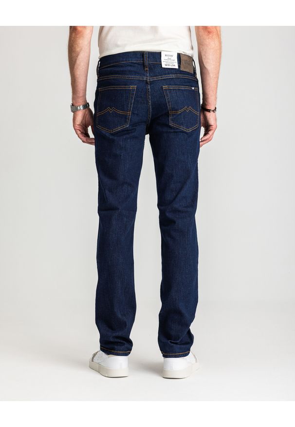 Męskie Spodnie Jeansowe Mustang Style Tramper Straight Denim Blue 1017121 5000 901