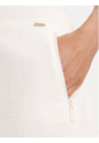 Guess Spódnica mini V5YD03 KBSL2 Écru Regular Fit. Materiał: syntetyk #3