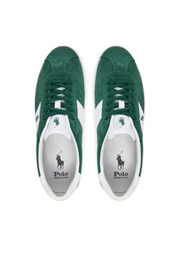 Polo Ralph Lauren Sneakersy 816961260003 Zielony. Kolor: zielony. Materiał: zamsz, skóra