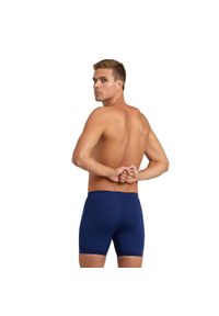Arena Feather Swim Jammer Mid - Granatowy - Rozmiar 38. Kolor: niebieski. Wzór: nadruk