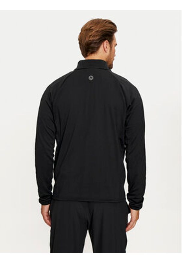 Marmot Bluza techniczna Leconte M15382 Czarny Regular Fit. Kolor: czarny. Materiał: syntetyk