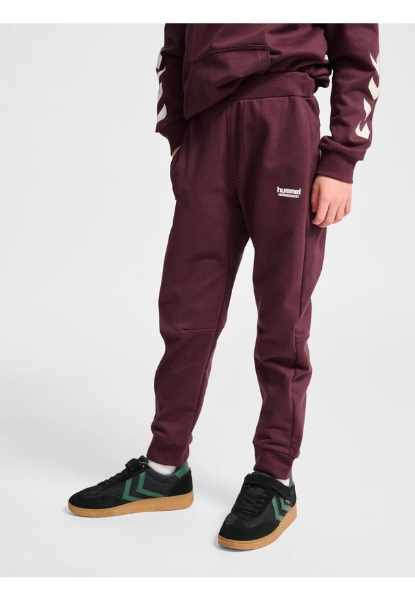 Spodnie dziecięce Hummel. Kolor: wielokolorowy, czerwony, różowy. Sport: joga i pilates