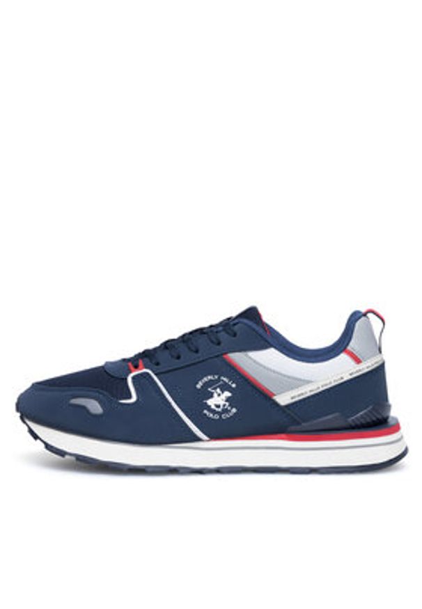 Beverly Hills Polo Club Sneakersy V5-6140 Granatowy. Kolor: niebieski. Materiał: materiał