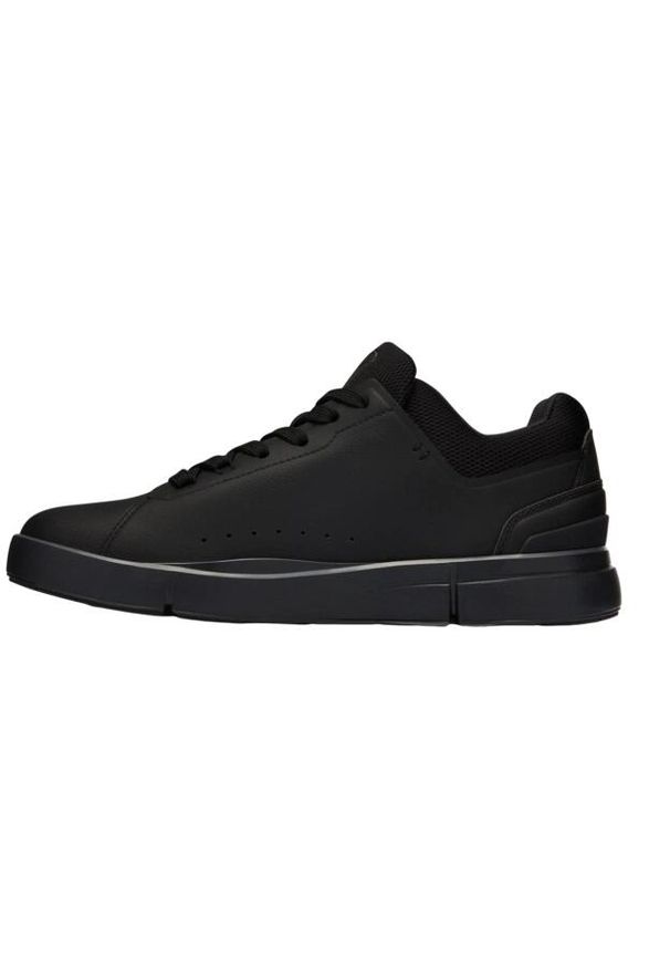 On Running - Buty do chodzenia męskie On The Roger Advantage. Zapięcie: sznurówki. Kolor: czarny. Materiał: skóra, tkanina. Szerokość cholewki: normalna. Sport: turystyka piesza