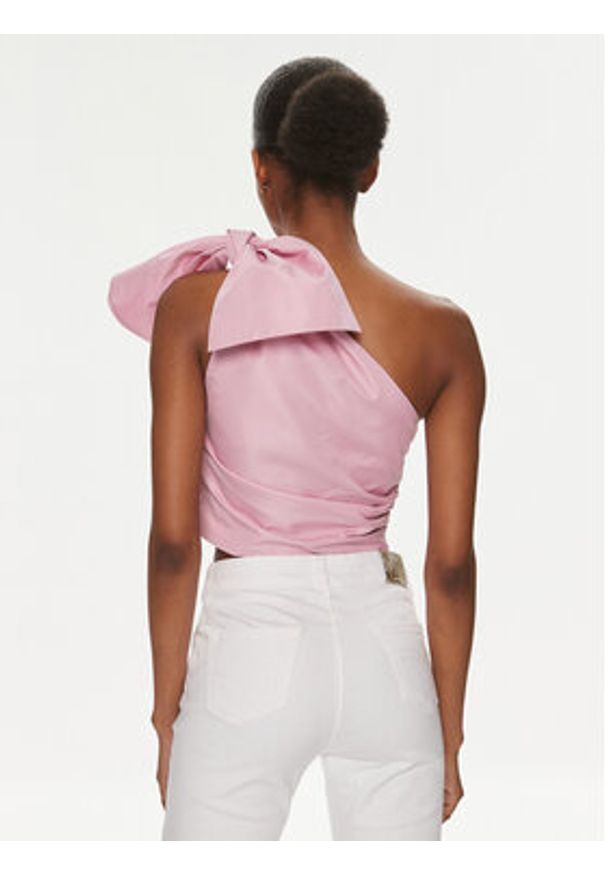 Pinko Bluzka Nosiola 102780 Y3LE Różowy Slim Fit. Kolor: różowy. Materiał: syntetyk