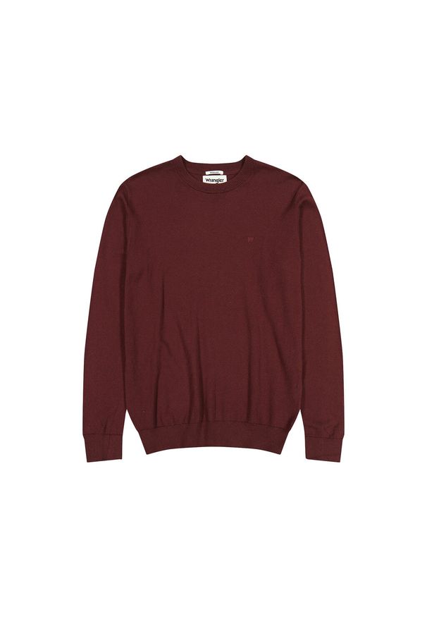 Wrangler - WRANGLER MĘSKI SWETER KNIT SWEATER DAHLIA 112357203 W8F2016299. Okazja: na co dzień. Typ kołnierza: bez kaptura. Materiał: wełna, materiał, nylon, bawełna, poliamid. Długość rękawa: długi rękaw. Długość: długie. Styl: casual, elegancki