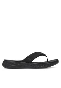 skechers - Skechers Japonki On-The-Go 600-Vacay 140702/BBK Czarny. Kolor: czarny. Materiał: materiał