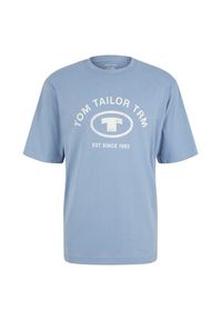 Tom Tailor T-Shirt 1035618 Błękitny Regular Fit. Kolor: niebieski. Materiał: bawełna #2