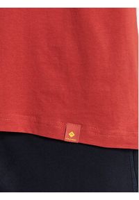 Volcano T-Shirt T-Surfis M02032-S23 Pomarańczowy Regular Fit. Kolor: pomarańczowy. Materiał: bawełna #5