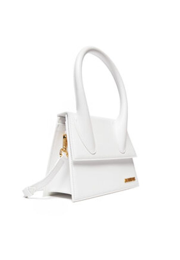 JACQUEMUS Torebka Le Grand Chiquioto 213BA003 Biały. Kolor: biały. Materiał: skórzane