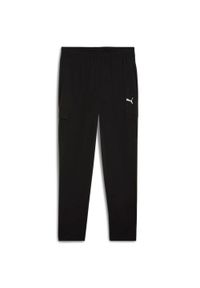 Puma Woven Cargo spodnie męskie czarne L. Kolor: czarny. Materiał: dresówka