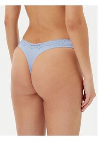Hunkemöller Stringi Lola 300923 Błękitny. Kolor: niebieski. Materiał: syntetyk #5