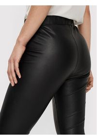 Vero Moda Spodnie z imitacji skóry 10257164 Czarny Skinny Fit. Kolor: czarny. Materiał: syntetyk #8