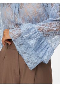 Vero Moda Bluzka Loulou 10345400 Błękitny Loose Fit. Kolor: niebieski. Materiał: syntetyk #2