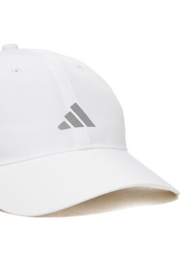 Adidas - adidas Czapka z daszkiem Running Essential Climacool 6 Panel JZ0507 Biały. Kolor: biały. Materiał: poliester