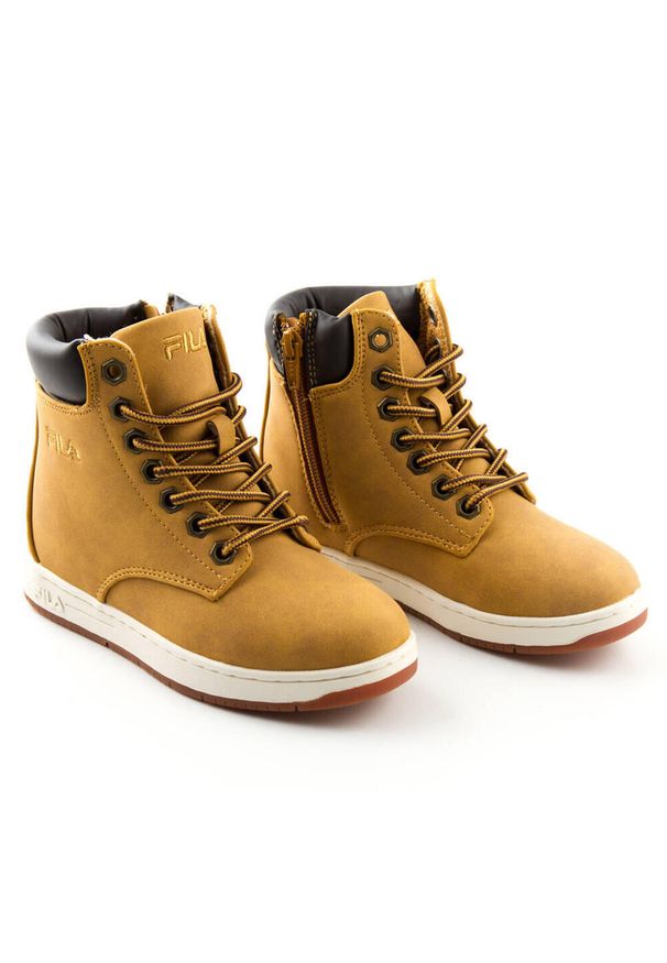 Buty do chodzenia dla dzieci Fila Bohemian Mid JR. Kolor: brązowy. Sport: turystyka piesza